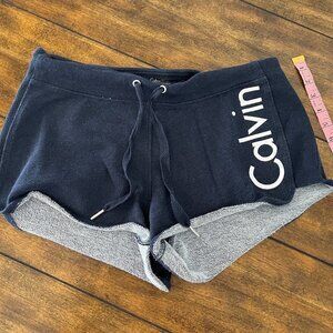 Calvin Klein Performance Shorts M blue white pant